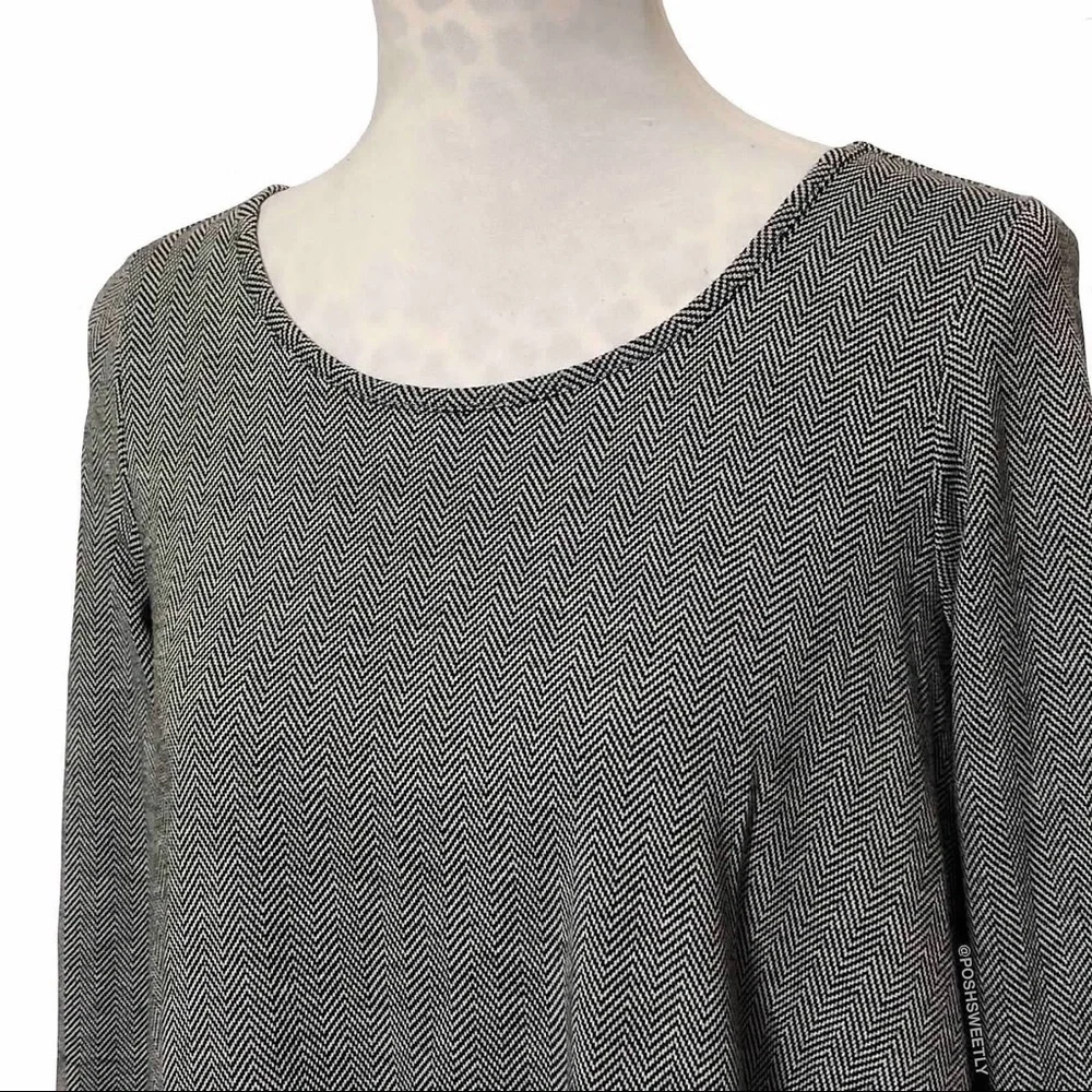 Anthropologie Herringbone Swing Dress - Picture 3 of 13